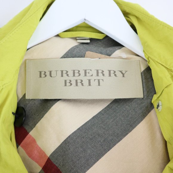 Burberry Brit Chartreuse Mini Trench - Picture 2 of 5